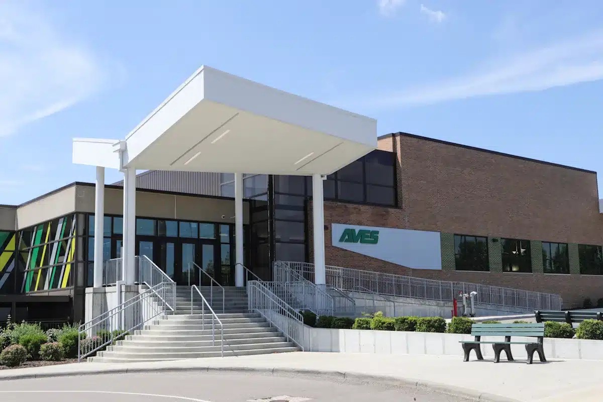 Exterior of Sycamore High School, Blue Ash, Ohio